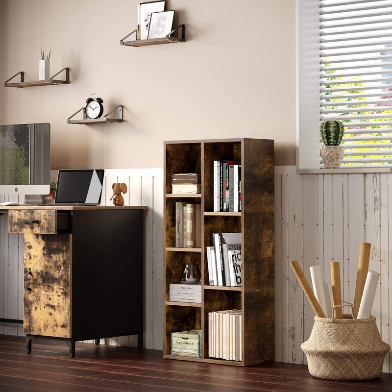 Anahya 106cm H x 50cm W Standard Bookcase
