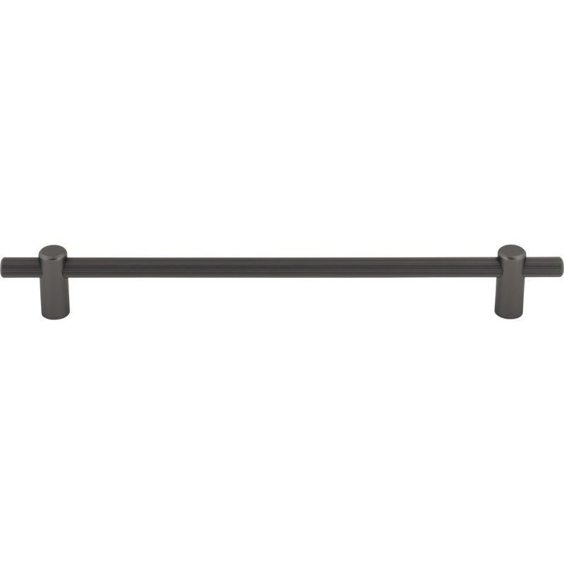 Dempsey Bar Pull, Ash Gray, 8 13/16" Center To Center