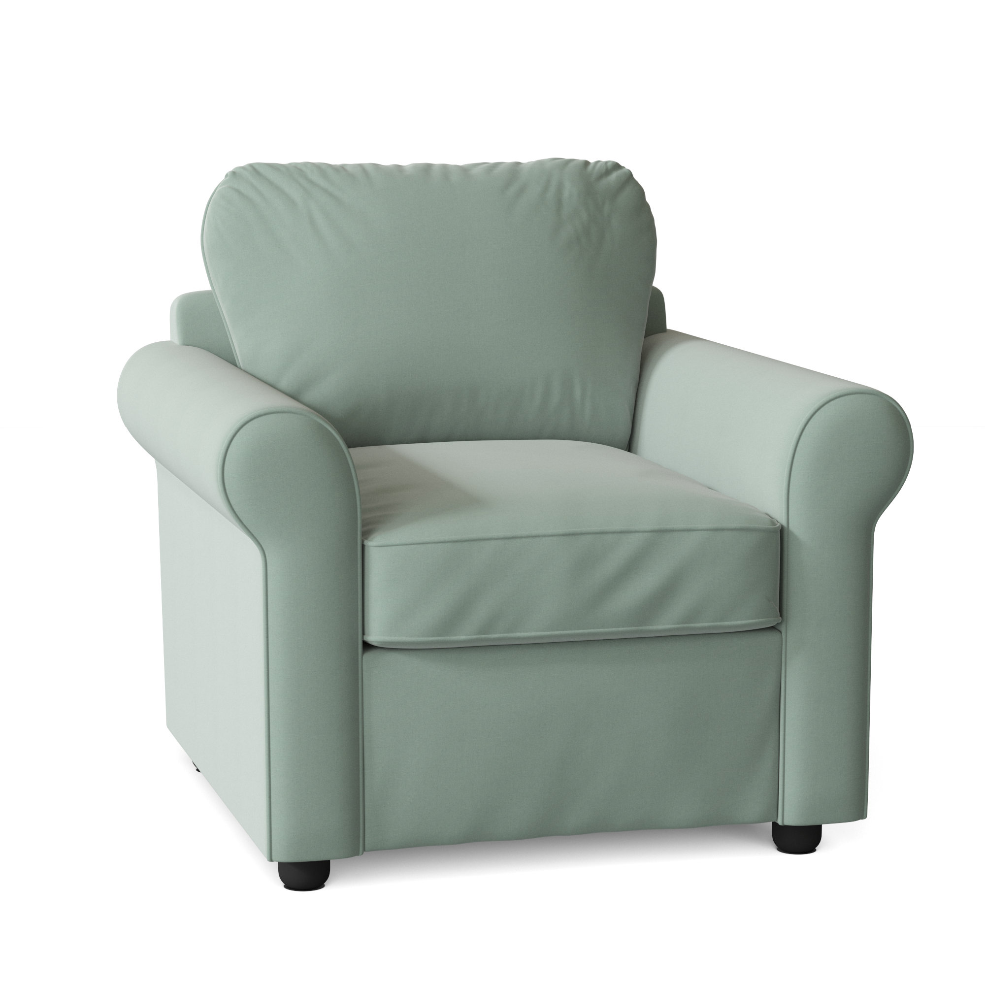 Warrington Upholstered Armchair, Bayou Spray Canvas
