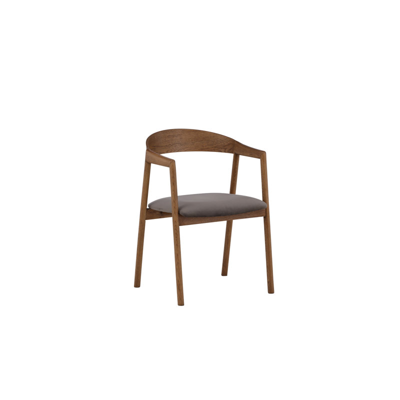 Ladetto 48cm H 100% Polyester Upholstered Wishbone Armchair