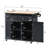 Kitchen Island With Power Outlet,Kitchen Storage Island With Drop Leaf And Rubber Wood,Open Storage And Wine Rack,5 Wheels,With Adjustable Storage For Home, Kitchen, And Dining Room-1725390326