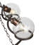 Lustre de roue de wagon à 6 lumières ombrées Kleist