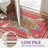 Alinda Leopard Print Performance Pink Machine-Washable Area Rug-963233777-972256641