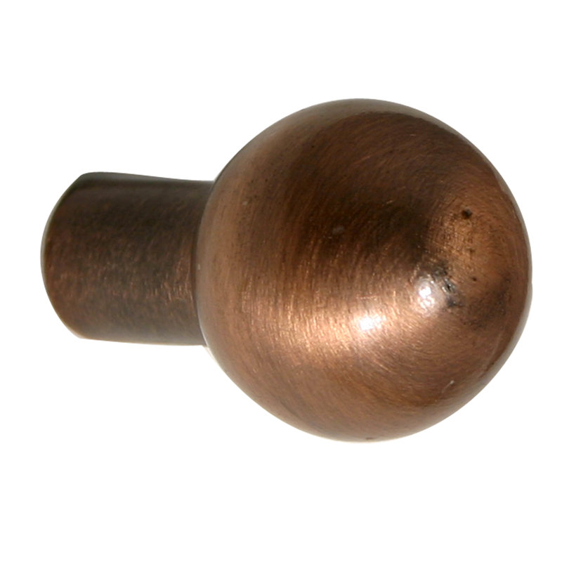 Poignée ronde Gober, Cuivre antique, 1 1/4"