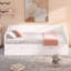 Lit de jour en bois robuste avec lit gigogne et tiroirs de rangement, canapé-lit extensible pour une utilisation polyvalente-490492164