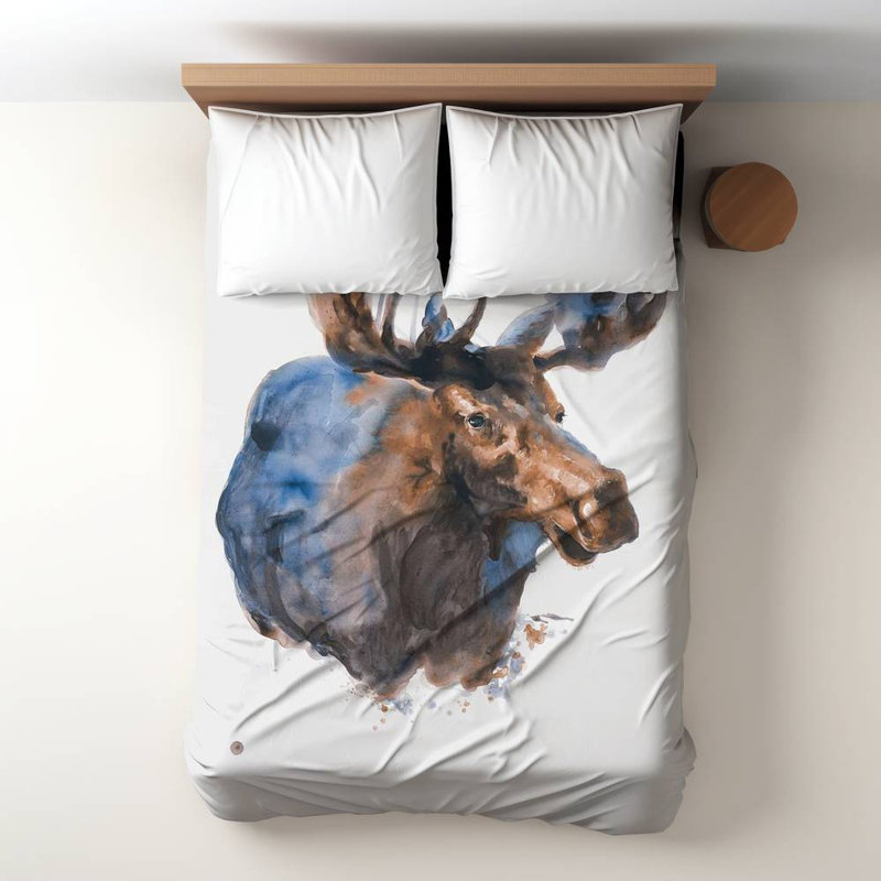 Polyester Duvet Cover, Blue