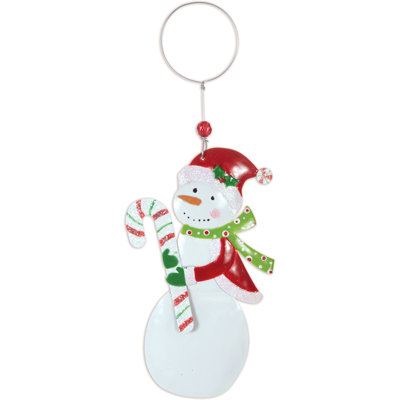 "Minty" The Candy Snowman Ornament - Set of 3