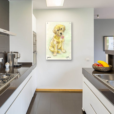«Georgia» par Anika Goodhue, art mural en verre acrylique