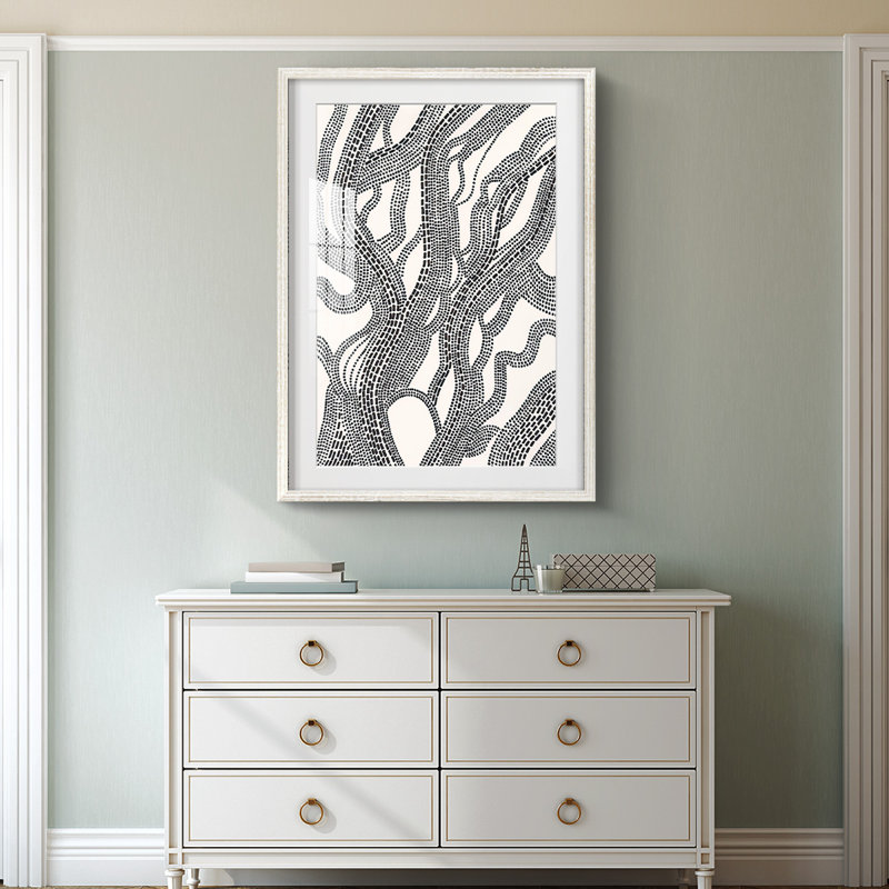 Dots and Dashes I -Framed Print