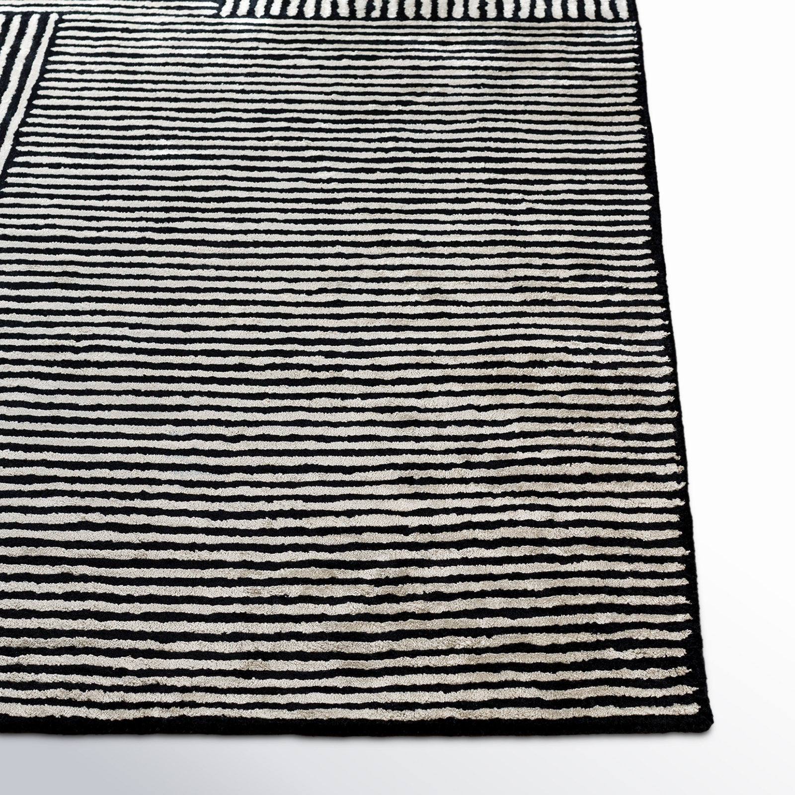 Balos Hand-Tufted Striped Rug, Rectangle 9' x 13'
