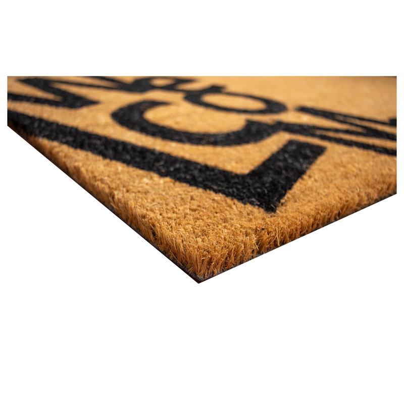 Kiai Non-Slip Outdoor Doormat, 30" L x 48" W x 0.6" D, Natural