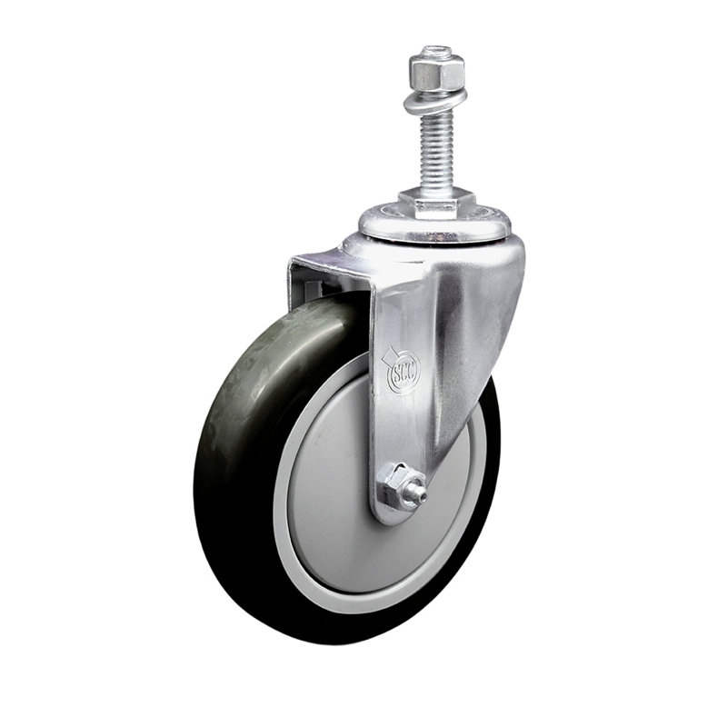 Ensemble de roulettes pivotantes en poly