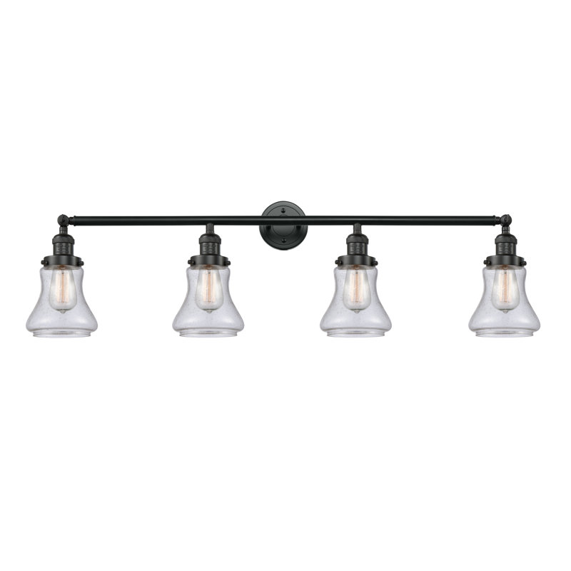 Edda 4 - Light Dimmable Vanity Light, Seedy, Satin Gold, 6 Watt Vinage LED Bulb