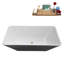 Baignoire autoportante 63 "avec drain interne Streamline-112235228