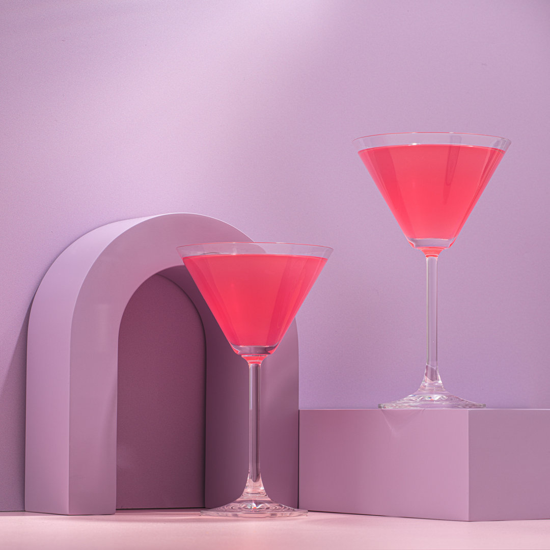 JoyJolt Olivia Martini Glasses, 8.4oz (Set of 4) JoyJolt