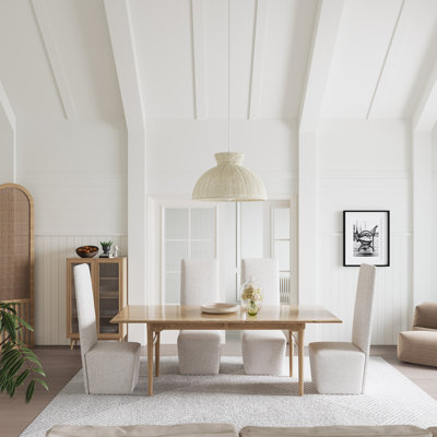 Lustre suspendu 4 lumières à tissage réglable Boho