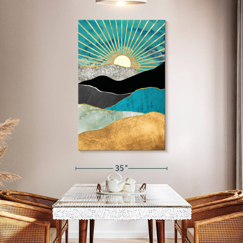 Sun Rays, 51" H x 34" W