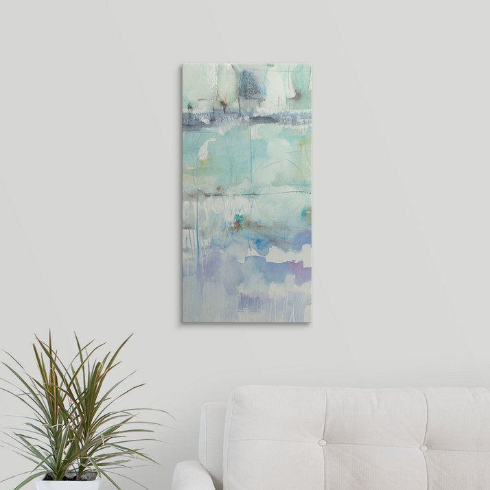 « panel ii » par mike schick, reproduction d’art North Shore, H 24 po x l 12 po x P 1,5 po, Toile