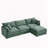 3-Seater Comfy Cloud Couches with Movable Ottoman-1405754213