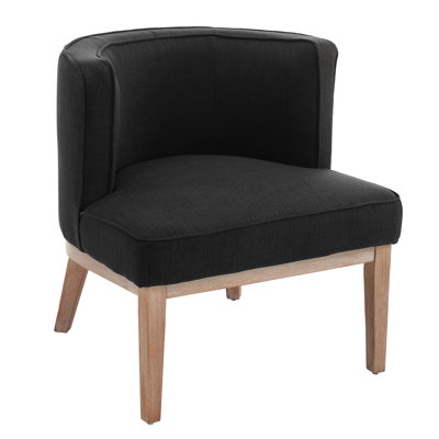 Barrel-Shaped Solid Wooden Lounge Chair For Living Room, Bedroom Or Balcony
