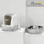 Stainless Steel, Polypropylene Enclosed Litter Box