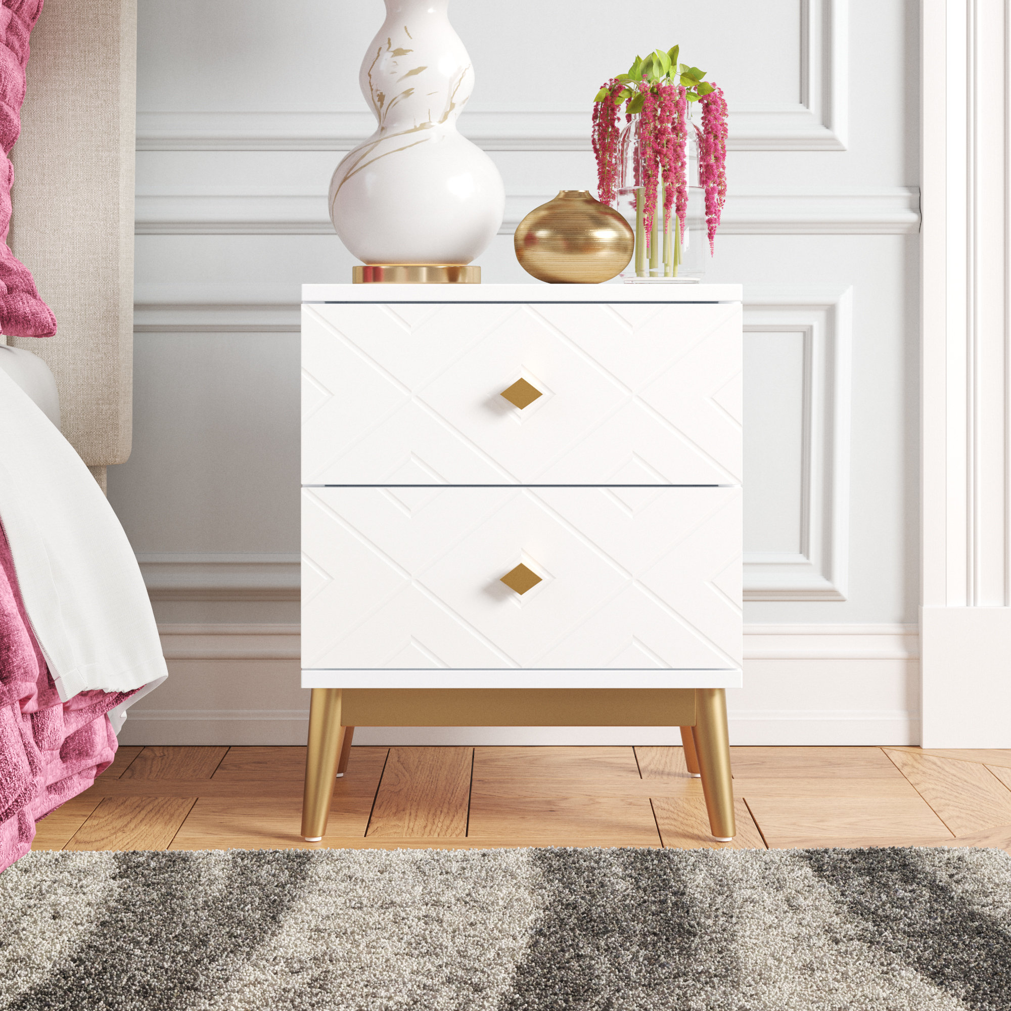 Willa Arlo Interiors Django Nightstand & Reviews | Wayfair