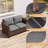 Patio Loveseat Sofa Outdoor Wicker Couch-142610934-142610935