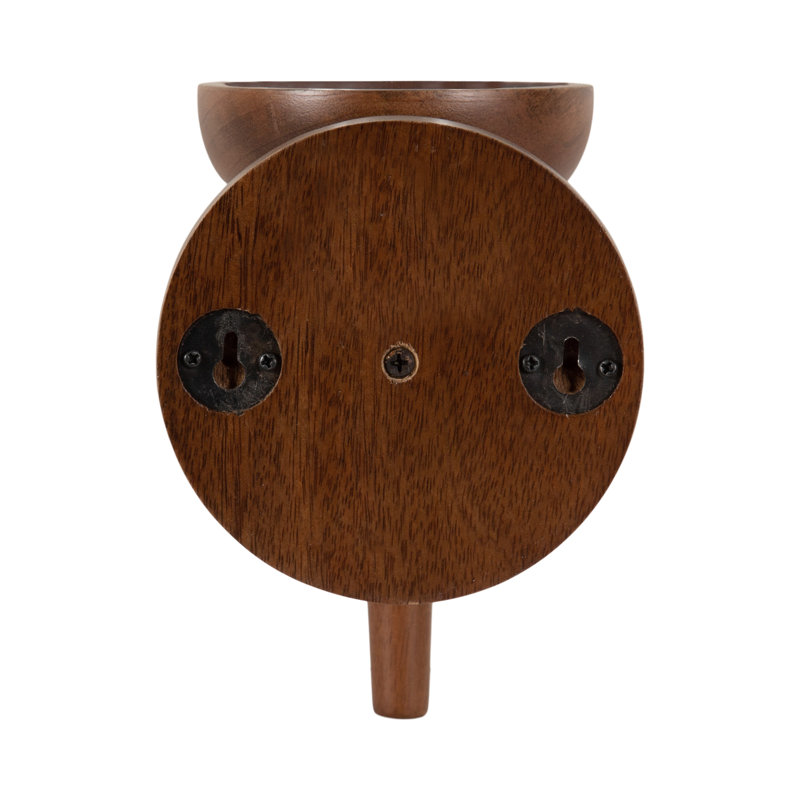 Shae 13" Modern Wood Wall Sconce, Brown