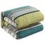 Ensemble d'édredon en microfibre jaune / bleu 10 pièces Duleba-1825036380