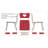 Gitane Kids 11.8'' Adjustable Height Desk Or Activity Chair Desk / Activity Chair and Ottoman-1830533186