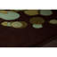 Tapis à petits cercles géométriques en laine touffetée à la main brun, rose et taupe Osteen-24323858-121835026