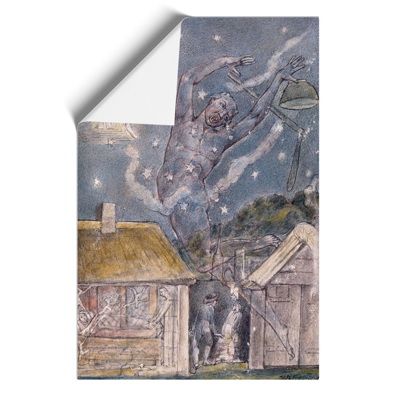 The Goblin by William Blake - No Frame Painting, 30cm H x 21cm W x 0.1cm D