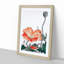 Poppy Flower by Ohara Koson - Picture Frame Painting Print-55602284-55602287