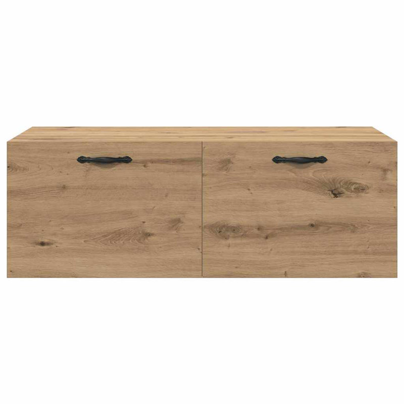vidaXL Wall-Mounted Cabinet Wall-mounted Engineered Wood Garage Storage Unit, Artisan Oak