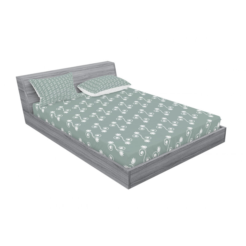 Ensemble de draps Tulipon, Ensemble de draps pour lit double avec un drap-hou