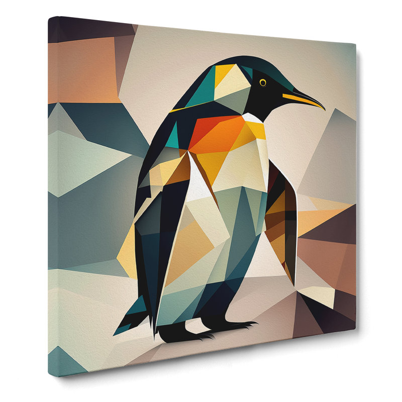 Penguin Cubism - No Frame Print