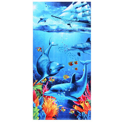 Serviette de plage 100 % coton
