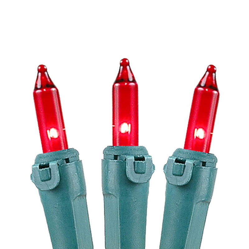 Mini-chaîne pour l’extérieur 11'50 ampoules Sherwood, rouge