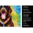 Chocolate Labrador Hippie Dawg Kitchen Towel