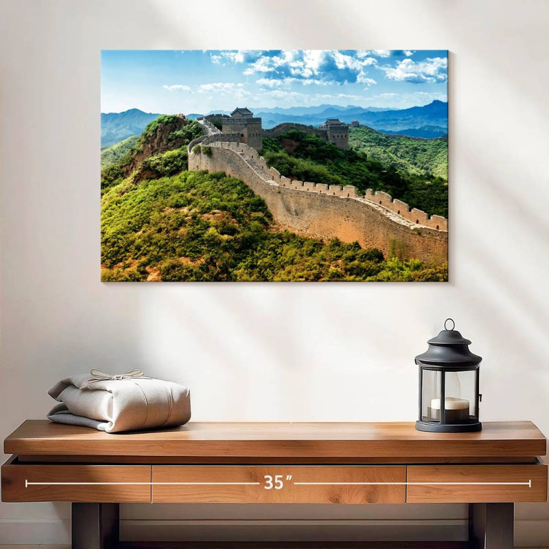 Grande muraille de Chine III, H 16 po x l 24 po