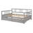 Full Size Daybed Wood Bed With Two Drawers, Sturdy Pine Frame, Multi-Functional Design For Living And Sleeping-1335352082