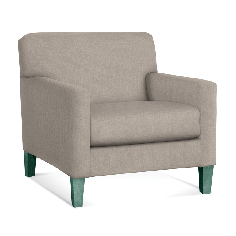 Tampa Armchair, Beige Performance Fabric; 0851-73, Havana