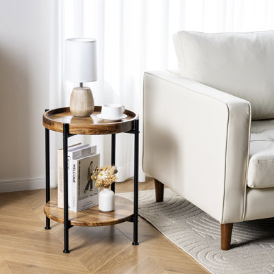 Table de bout en acacia Living Room