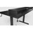 Electric Height Adjustable Standing Desk With Power Outlet And Led Light , Home Office Desk with Large Monitor Shelf-117664313