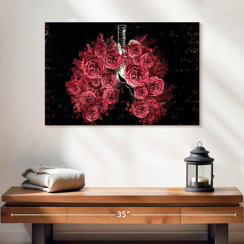 Harnek Rose Lungs, H 30 po x l 45 po