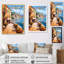 La Dolce, plage italienne I - art mural Italie-13769789-13769788