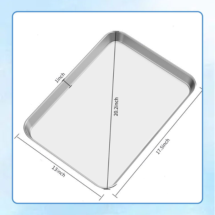 18-inch Half Sheet Pan 2-Pack Nonstick Non-Toxic