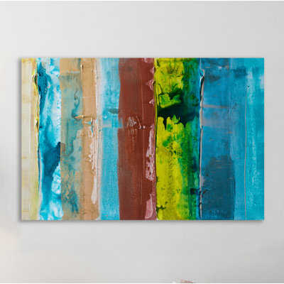 The Rain in the Lane 1 Piece Wrapped Canvas Painting
