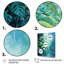 «Blue Tropical Plants Mirage 4 - Jungle», art mural-535692737-535692743