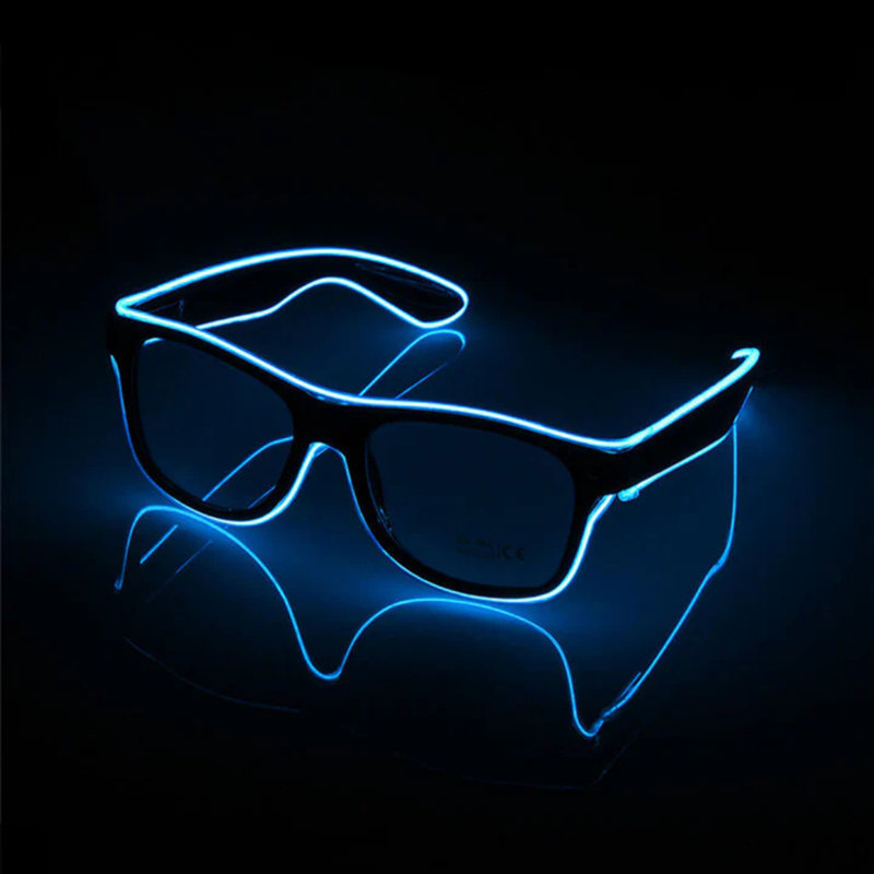 2-Pack LED Glow Glasses, Pink